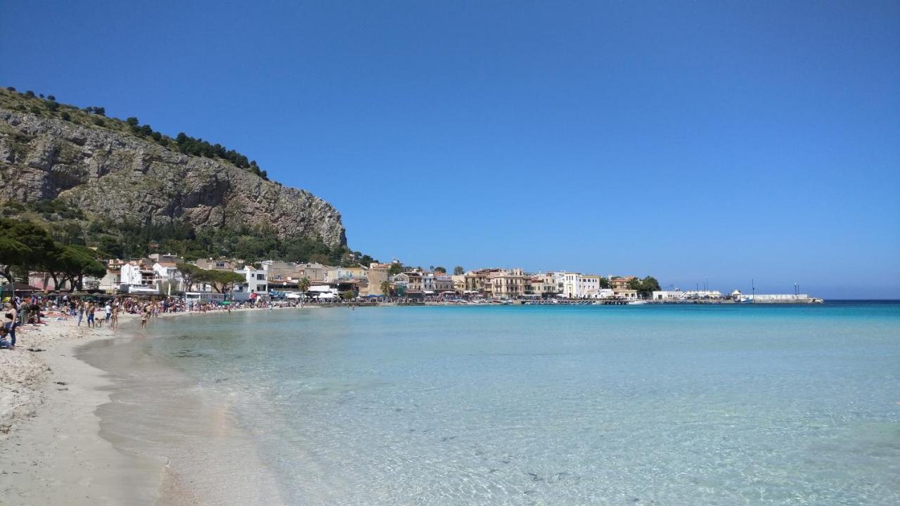 Ferienwohnung Mondello Manick Mare Palermo Exterior foto
